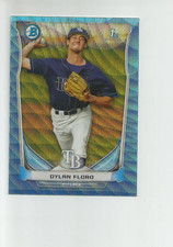 2014 BOWMAN CHROME PROSPECTS BLUE WAVE REFRACTORS #BCP16 DYLAN FLORO