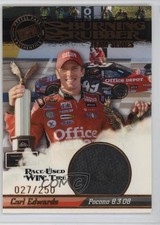 2009 Press Pass Burning Rubber Race-Used Tire Team Series /250 Carl Edwards 1h0p