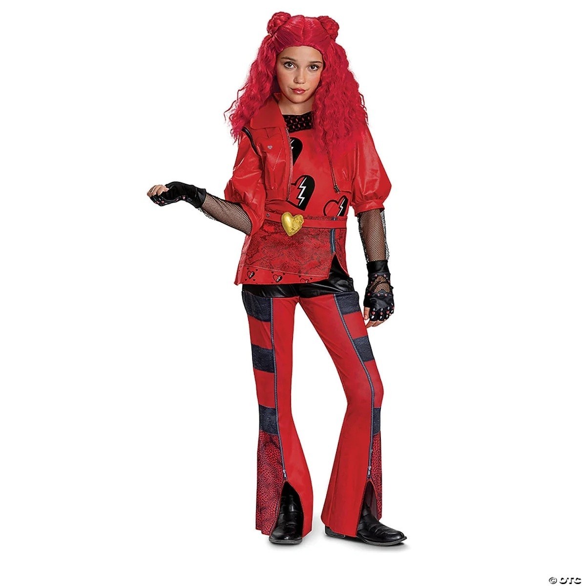 確認用　ディセンダント Disney Descendants 4 Kids Princess Red Deluxe Halloween Costume 7