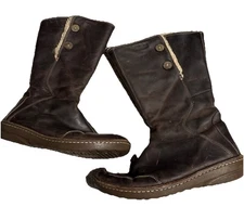 TEVA Tonalea 4327 Waterproof Leather Boots Brown Size 9.5 Outdoor Boho