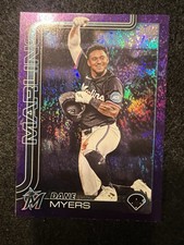 2025 Topps Update Series - Dane Myers #US228 Purple Holofoil /250 Marlins