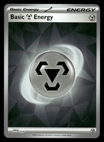 Basic Metal Energy - 016 Scarlet & Violet Energies 16 Common Pokémon — English