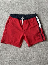 Tommy Hilfiger Boys XL Colorblock Fleece Athletic Shorts Drawstring Elastic