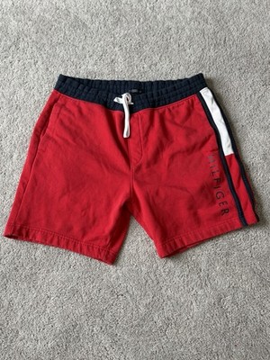 Tommy Hilfiger Boys XL Colorblock Fleece Athletic Shorts Drawstring Elastic