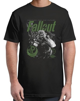 Fallout Video Game Brotherhood of Steel Armor For Adult S-4XL T-Shirt