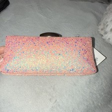 Pink Glitter Flip Top Hard Case for Glasses Sunglasses