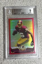 Jordan Reed 2013 Topps Chrome Red Refractor Rookie /25 SSP BGS 9 MINT .5 AWAY