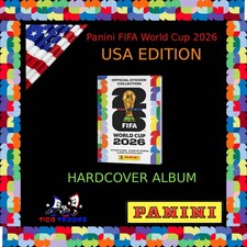 2026 Panini FIFA World Cup Soccer  HARDCOVER ALBUM  **USA EDITION**