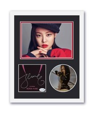 Blackpink Jennie Autographed Signed 11x14 Custom Framed CD Photo Born Pink ACOA