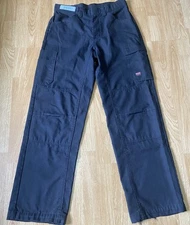 Red Kap Canvas Cargo Pants 30x32 Black