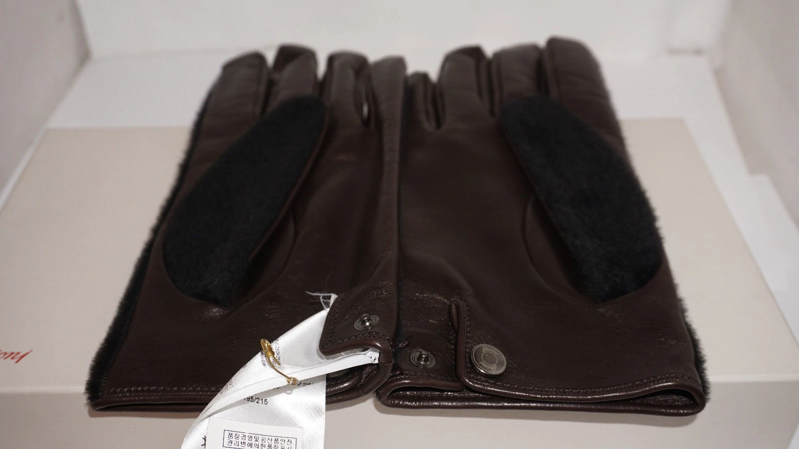 BRIONI New Leather Glove O5SM0L-O9730-2111 Size 9