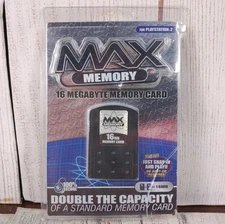New (Damaged Package) - 2008 Datel Max Memory Card 16MB for Sony Playstation 2