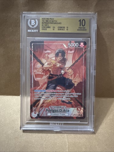 Portgas.D.Ace (Alternate Art) graded BGS 10 for sale on eBay