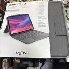 Logitech Combo Touch Keyboard Case for Apple iPad 10th Gen. - Oxford Gray