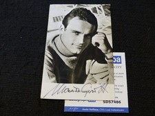 MARIO GIROTTI = TERENCE HILL signed autograph signed 9x14 autograph card ACOA