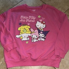 Hello Kitty  Friends Sweatshirt Pink Size Medium