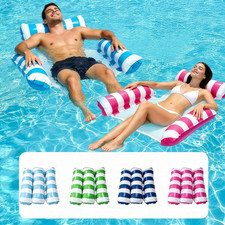 4 Pack 300 LB Pool Floats,Inflatable Pool Float Chair for Adults Swim Floating P