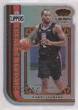 2021-22 Panini Crown Royale Pivotal Players /99 Kawhi Leonard #6 1u6