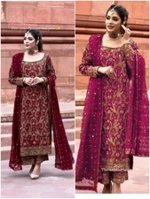 PUNJABI SHARARA PLAZZO KURTI PLAZZO SALWAR KAMEEZ SUIT WOMEN READY MADE DESIGNER