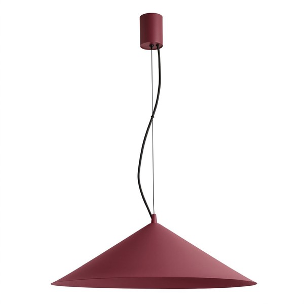 LED Pendelleuchte KüChe Burgund 4000 K Triac Dimmbar Ø50 Cm HäNgelampe Esstisch-image