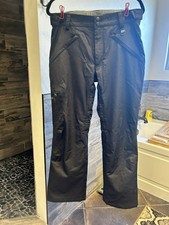 Boulder Gear Snow Ski Pants Mens Small Black Adjustable Waist Zip Pockets 2822R