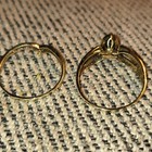 10k Yellow Gold Round White Diamond Engagement & Wedding Ring Set Size 8 — photo 8