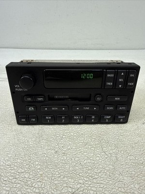 1999-2002 Ford Expedition AM FM Cassette Player Radio OEM XL1F-18C870-EE TESTED