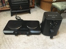 SILVERCREST DUAL HOT PLATE & SINGLE DRAWER AIRFRYER