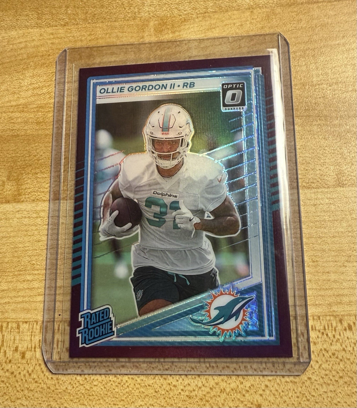 OLLIE GORDON II 2025 Donruss PURPLE PRIZM /50 Optic Preview Rated Rookie RC SP