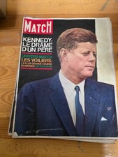 MAGAZINE PARIS MATCH N°749 AOUT 1963 KENNEDY