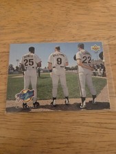 1993 Upper Deck #471 Barry Bonds Will Clark Matt Williams Giants