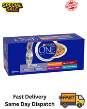 PURINA ONE Mini Fillets Mixed Selection in Gravy Wet Cat Food 40x85g | UK 5.58 per kilo