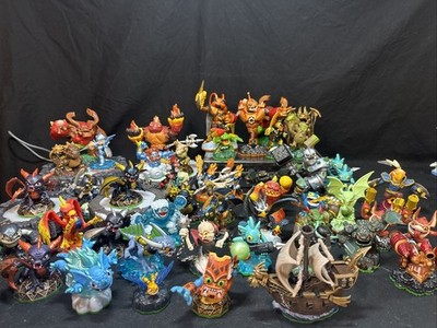 Huge Lot Of Skylanders Figures (50+ - Few Duplicates) And 4 Portals