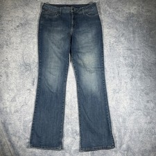 NYDJ Bootcut Jeans Women's Size 14 Stretch Lift Tuck Technology Fade Pockets