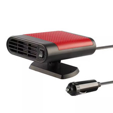 12-Volt Portable Car Heater Defroster 150-Watt Electric Fast Heating in 30-Sec
