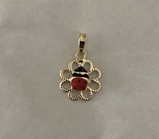 Ciondolo Oro Giallo 18kt (750) Pendente  Coccinella
