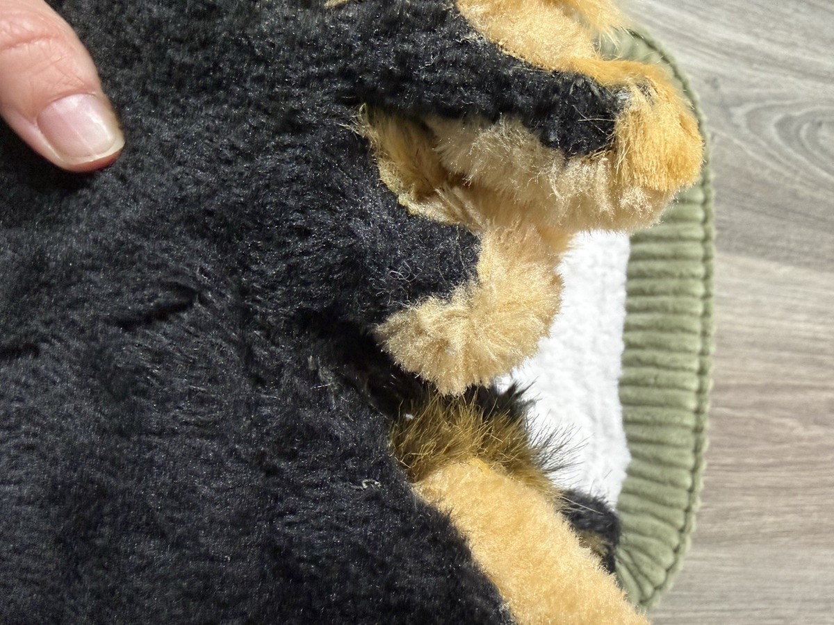Perfect Petzzz Sleeping German Shepard Dog Black And Brown