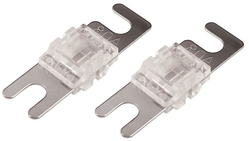 Kicker 46AFS80 Car Audio AFL (Mini ANL Fuses) 80 Amp Fuse 2 Pack Pair AFS80