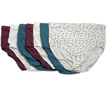 Jockey Set of 7 Elance Breathe Cotton Briefs Size 7 A691745 Current 12763