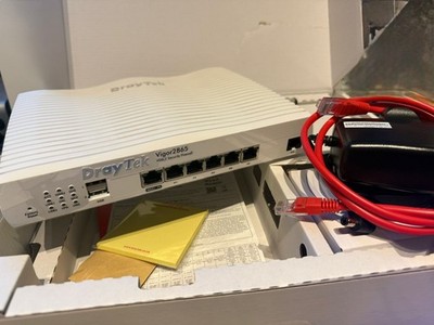 DrayTek Vigor 2865 Multi-WAN Firewall VPN Router - Weiß