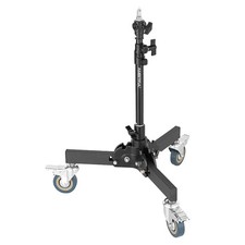 Heavy Duty Light Stand with Casters, 21-31.9" Photography Tripod Stand with A...