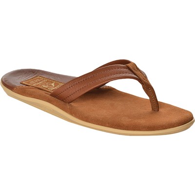 Island Slipper Classic Two Tone Leather Suede Flip Flop | eBay display picture 1