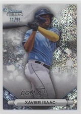 2023 Bowman Sterling Prospects Speckle Refractor 11/99 Xavier Isaac #BSP-90 1a93
