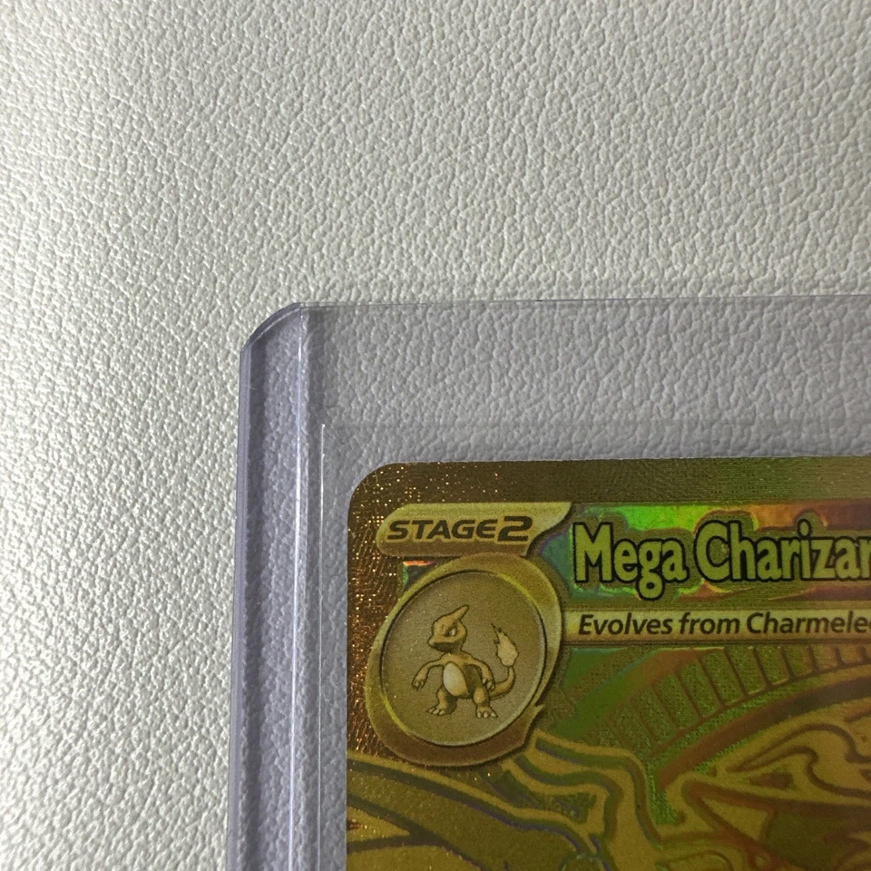 Mega Charizard X ex Gold Hyper Rare 130/094 Pokemon Phantasmal Flames English ✅ - Image 3 of 4