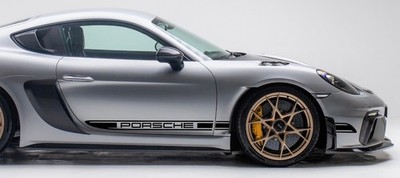 Custom Triple Stripe Side Decals Compatible with Porsche Cayman 718 981 982