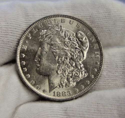 1883 O US Morgan Silver Dollar $1 Unc