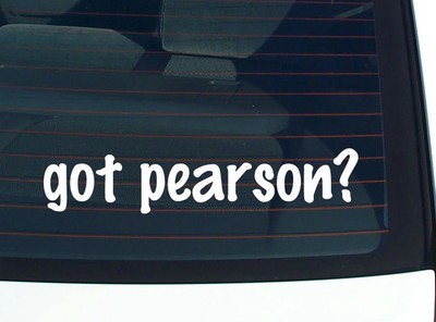 got pearson? FUNNY VINYL CAR DECAL STICKER FAMILY LAST NAME