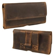 Leather Phone Holster Belt Clip Style for Men Cell Phone Holsters Leather Belt