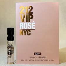 Carolina Herrera 212 VIP Rose ELIXIR Eau de Parfum Sample Spray .05oz, 1.5ml