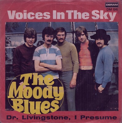 THE MOODY BLUES: Voices In The Sky / Dr. Livingstone, I Presume (´68 / rare 7'')